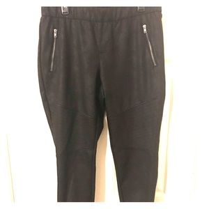 Black Faux Leather Leggings